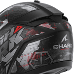 Capacete Shark Ridill 2 Molokai Mat Kar - Preto Vermelho 