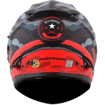 Capacete Norisk Ff302 Destroyer - Preto Vermelho