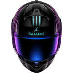 Capacete Shark Ridill 2 Assya Kxk - Preto/Roxo.