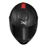 Capacete Norisk Ff802 Razor - Full Preto Fosco Vermelho