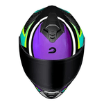 Capacete Race Tech Hit Draw - Preto/roxo