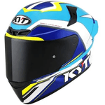 Capacete Kyt Tt Course Gran Prix - Branco Azul