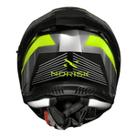 Capacete Norisk Strada Ii St - Titanium/preto/amarelo