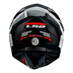 Capacete Ls2 Ff358 s Digital - Branco/preto