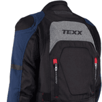 Jaqueta Texx Feminina - Armor - Preto Azul Vermelho Cinza