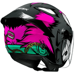 Capacete Norisk Neo Hyena - Cinza Rosa