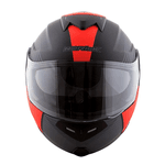 Capacete Norisk Ff345 Route Stroke - Preto Cinza Vermelho