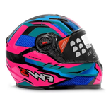 Capacete Fw3 Gtn Fox - Rosa/azul