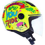 Capacete Norisk Orion Free - Amarelo Azul