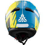 Capacete Texx Kratos Solid Cyber - Azul/verde Fosco