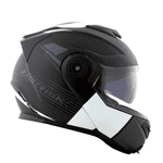 Capacete Norisk Ff345 Route Stroke - Preto Cinza Branco