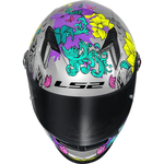 Capacete Ls2 Ff358 Dreamcatcher - Prata Amarelo