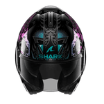 Capacete Shark Evo Es K-Rozen Kvx - Preto Roxo.