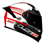 Capacete Ls2 Ff358 s Japan - Vermelho