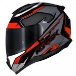 Capacete Norisk Ff802 Razor Speedmax - Cinza Laranja.