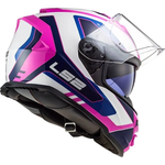Capacete Ls2 Ff800 Storm Techy - Branco Rosa
