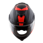 Capacete Norisk Ff345 Route Stroke - Preto Cinza Vermelho
