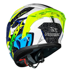 Capacete Norisk Flow Robot - Branco/amarelo