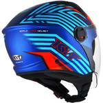 Capacete Kyt D-city Lucent - Azul Laranja