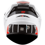 Capacete Norisk Ff345 Route Motion - Branco Preto Vermelho