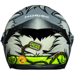 Capacete Norisk Neo Hyena - Cinza Branco