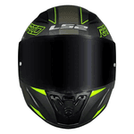 Capacete Ls2 Ff353 Rapid Rokku - Preto Fosco/amarelo