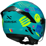 Capacete Norisk Neo Buddy - Azul Amarelo