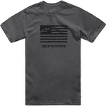 Camiseta Alpinestars Flag - Cinza Preto