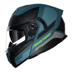 Capacete Race Tech Signal Gear - Azul Fosco Preto.