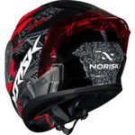 Capacete Norisk Flow Robot - Preto/vermelho