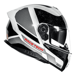 Capacete Race Tech Signal Gear - Preto Branco.