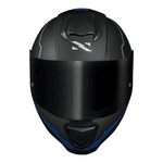 Capacete Norisk Ff802 Razor Full - Preto Fosco/azul