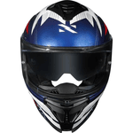 Capacete Norisk Strada Ii St - Branco/azul/vermelho