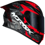 Capacete Norisk Flow Robot - Preto/vermelho
