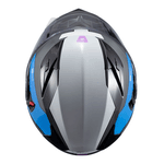 Capacete Texx Gladiator V3 Reisen - Azul/rosa/branco