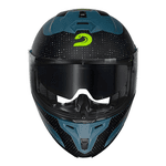 Capacete Race Tech Signal Gear - Azul Fosco Preto.