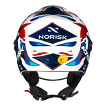 Capacete Norisk Orion Sv - Denver - Branco Azul Vermelho