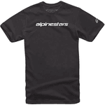 Camiseta Alpinestars Linear Wordmark - Preto cinza