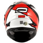 Capacete Norisk Ff302 Ridic - Preto Branco Vermelho