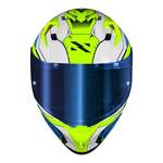 Capacete Norisk Flow Robot - Branco/amarelo