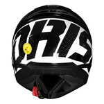 Capacete Norisk Ff802 Razor Full - Preto Branco