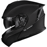 Capacete Norisk Motion Monocolor - Preto Fosco