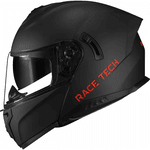 Capacete Race Tech Signal Monocolor - Preto Fosco.