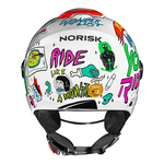 Capacete Norisk Orion Sv Free - Branco/laranja
