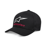 Boné Alpinestars Always 2.0 - Preto branco vermelho