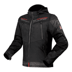 Jaqueta Ls2 Zirconium - Preto/titanium/vermelho
