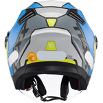 Capacete Texx Ugello Reisen - Azul/verde/branco