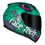 Capacete Race Tech Sector Kraken - Verde Rosa.