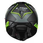 Capacete Ls2 Ff908 Strobe Ii Phantom - Titanium/amarelo