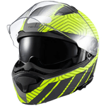 Capacete Texx Kratos Cyber - Cinza/verde Fosco